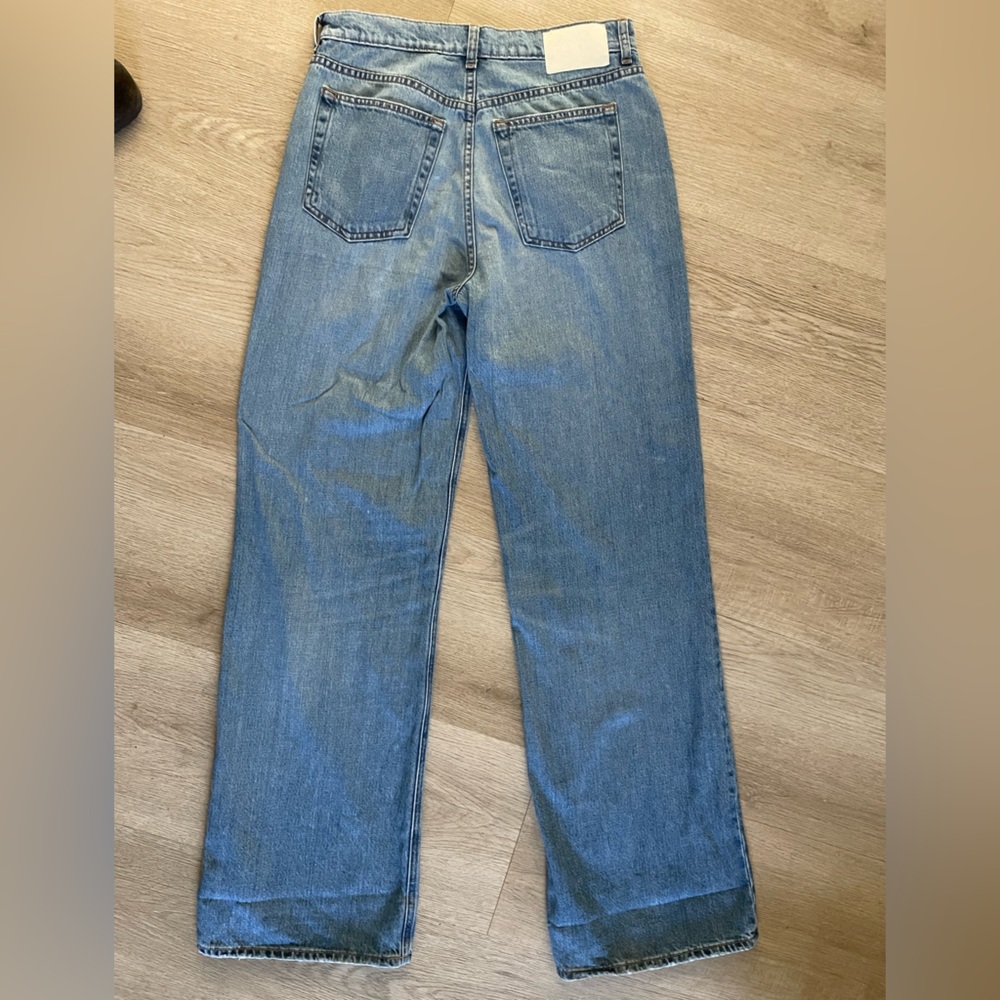 GRLFRND Light Blue Brooklyn High Rise Straight Jeans - Picture 7 of 10